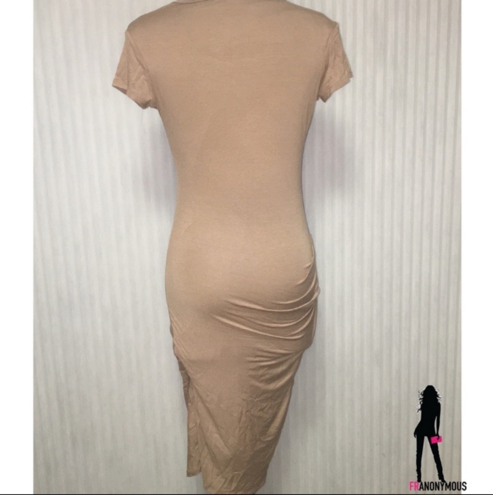 Blush Color Bodycon Dress - Picture 4 of 4